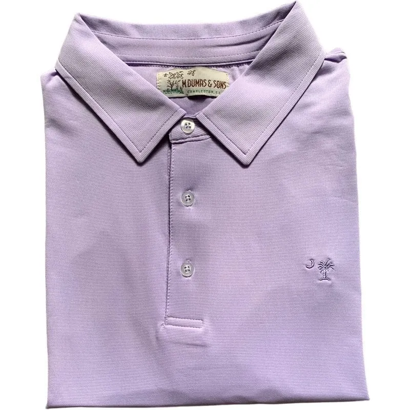 Performance Palmetto Polo- Lilac Stripe