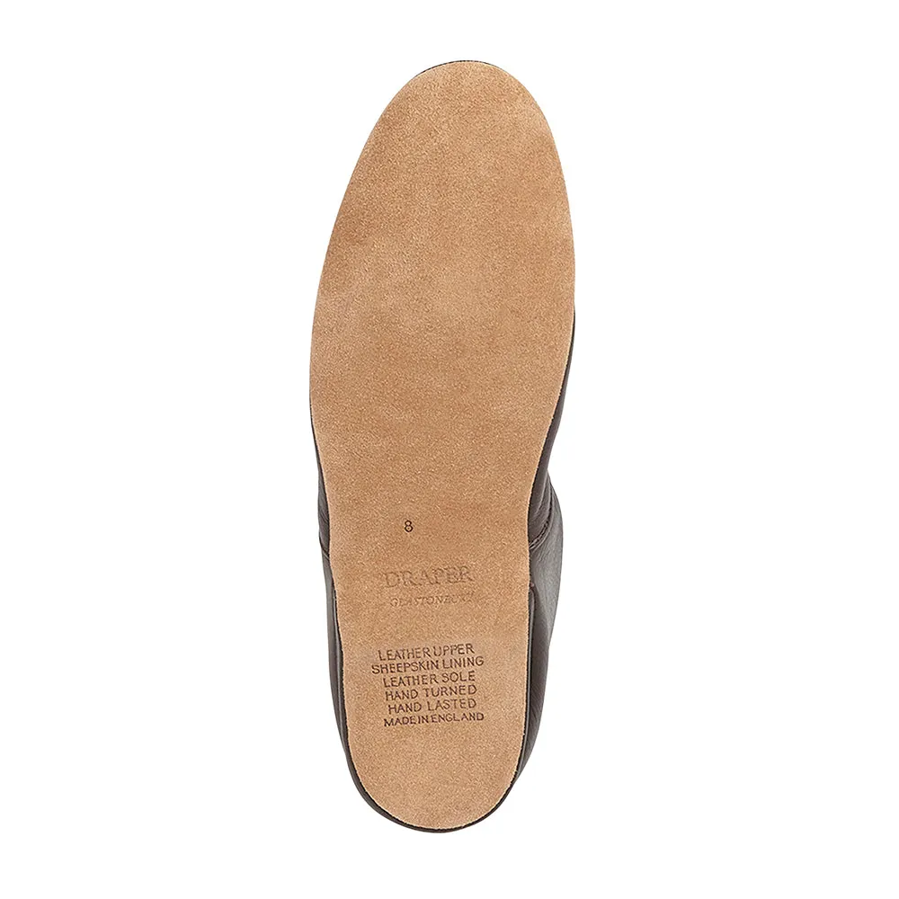 PHILIP Mens Leather Sheepskin Slippers