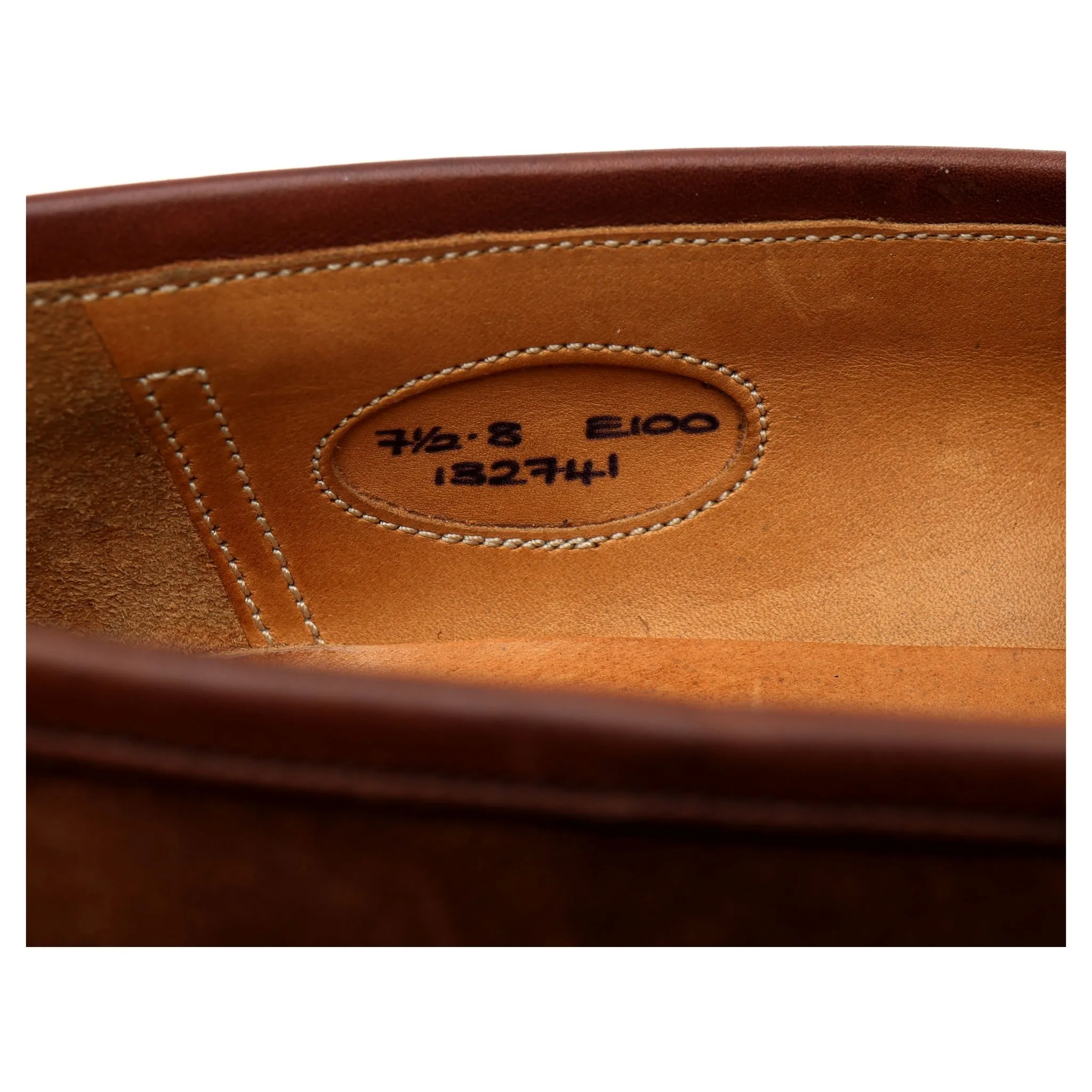 'Piccadilly' Snuff Brown Suede Loafers UK 7.5 E