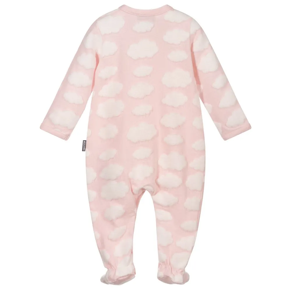 Pink Cloud Logo Babygrow