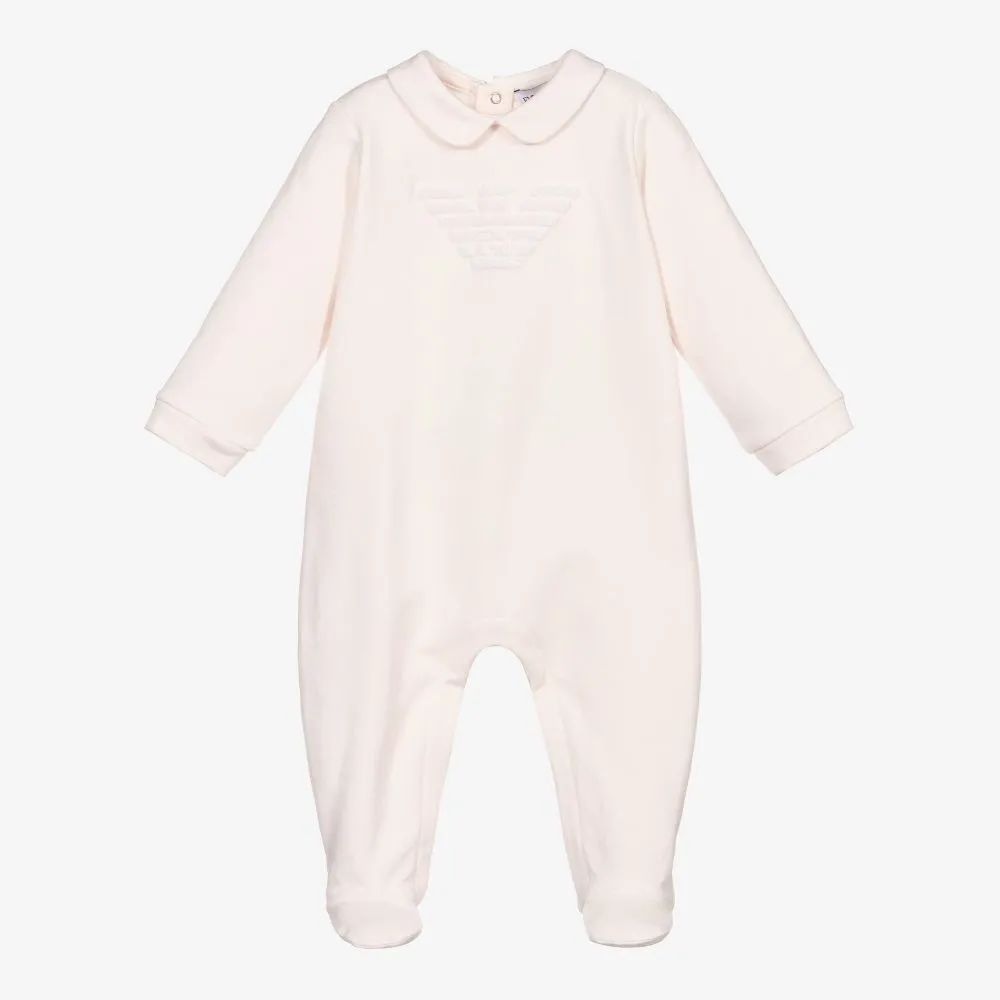 Pink Eagle Logo Babysuit