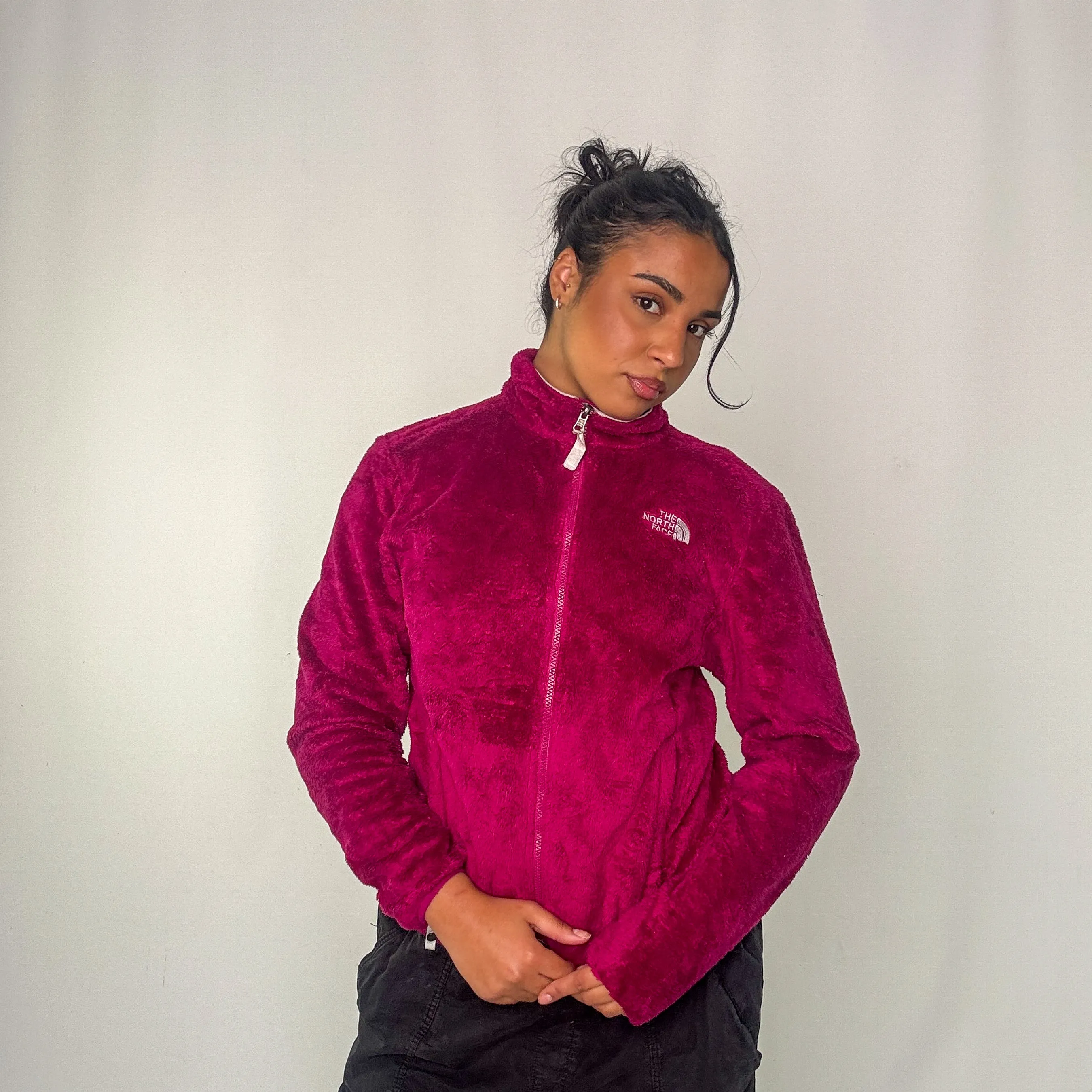 Pink y2ks The North Face Fleece (L)