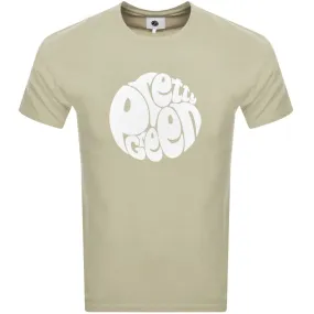 Pretty Green Gillespie Logo T Shirt Green