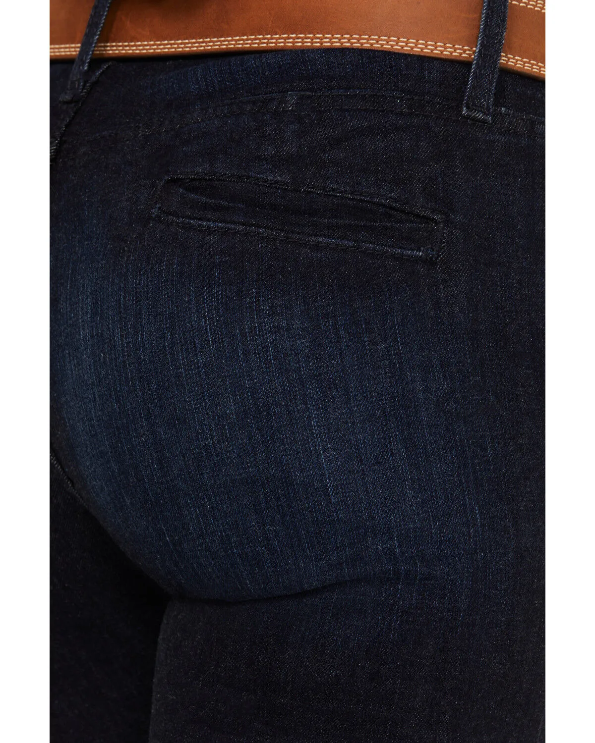 Product Name:  Cinch Women's Lynden Dark Wash Mid Rise Trouser Stretch Denim Jeans