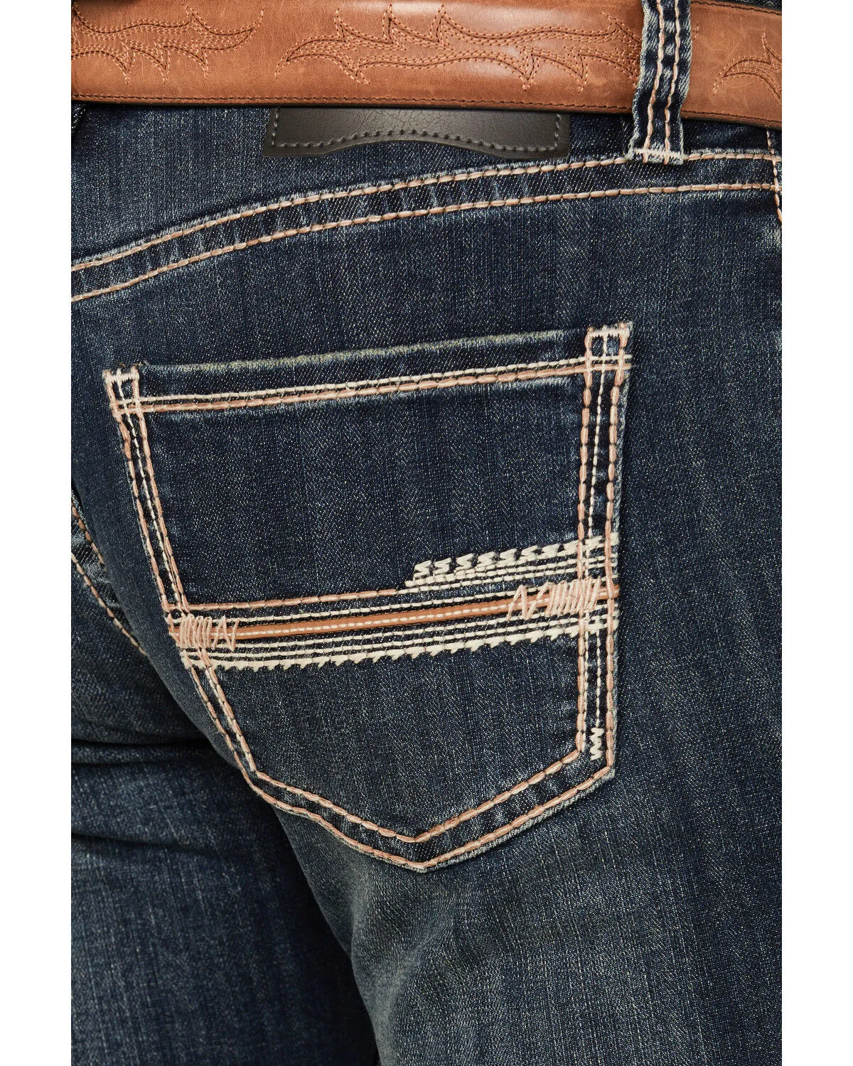 Product Name:  Rock & Roll Denim Men's Dark Vintage Wash Skinny Reflex Denim Jeans