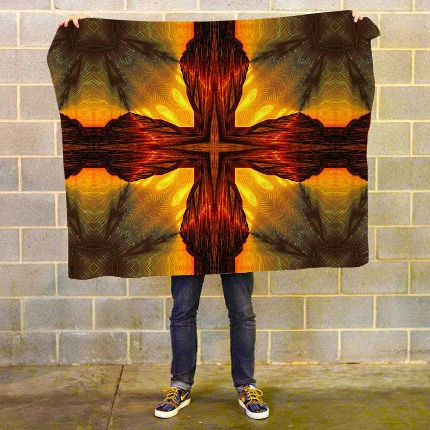 Psychic Cross Plush Blanket