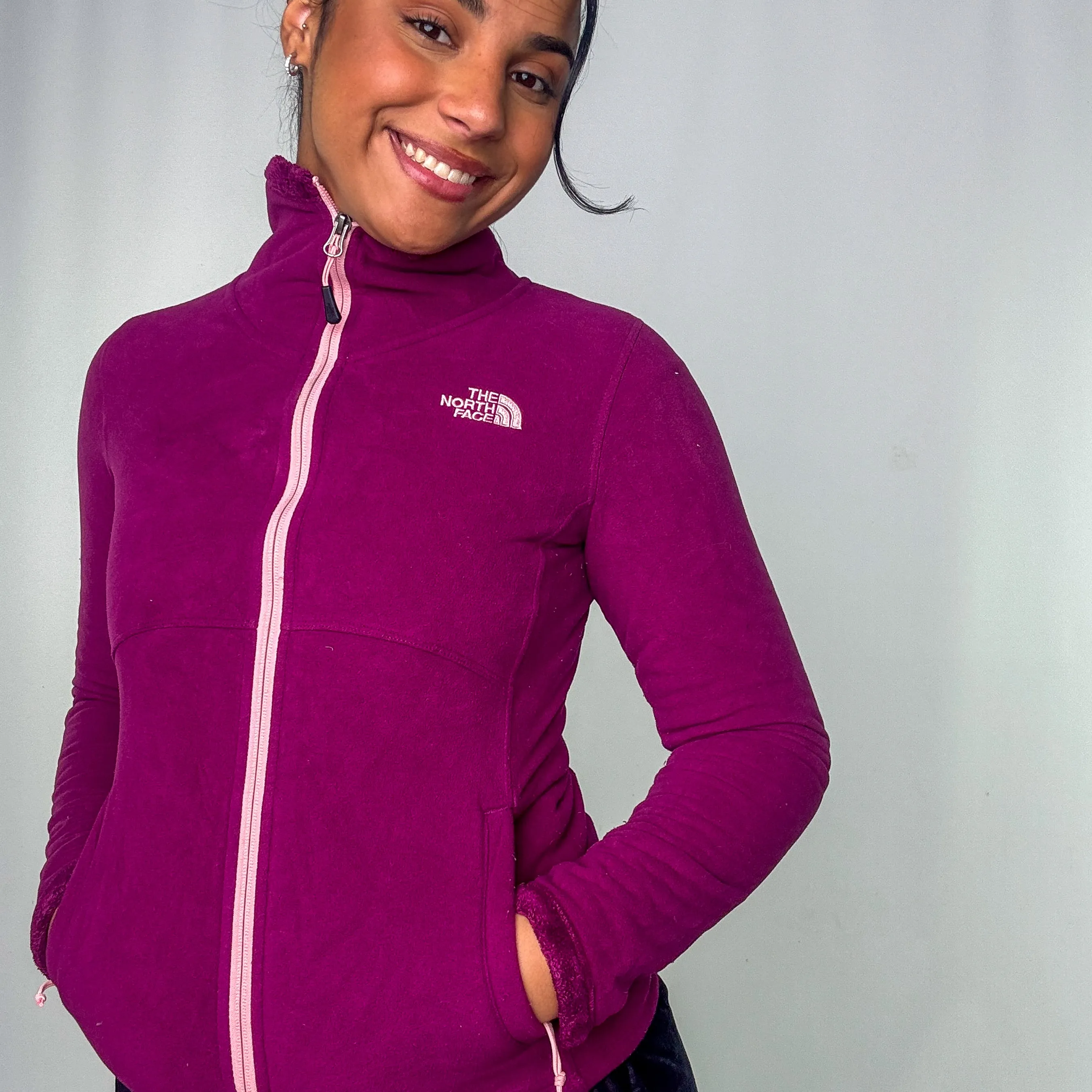 Purple y2ks The North Face Fleece (XS)