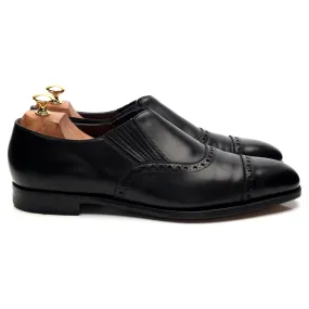 Ralph Lauren Black Leather Lazyman Slip On Loafers UK 10.5 E