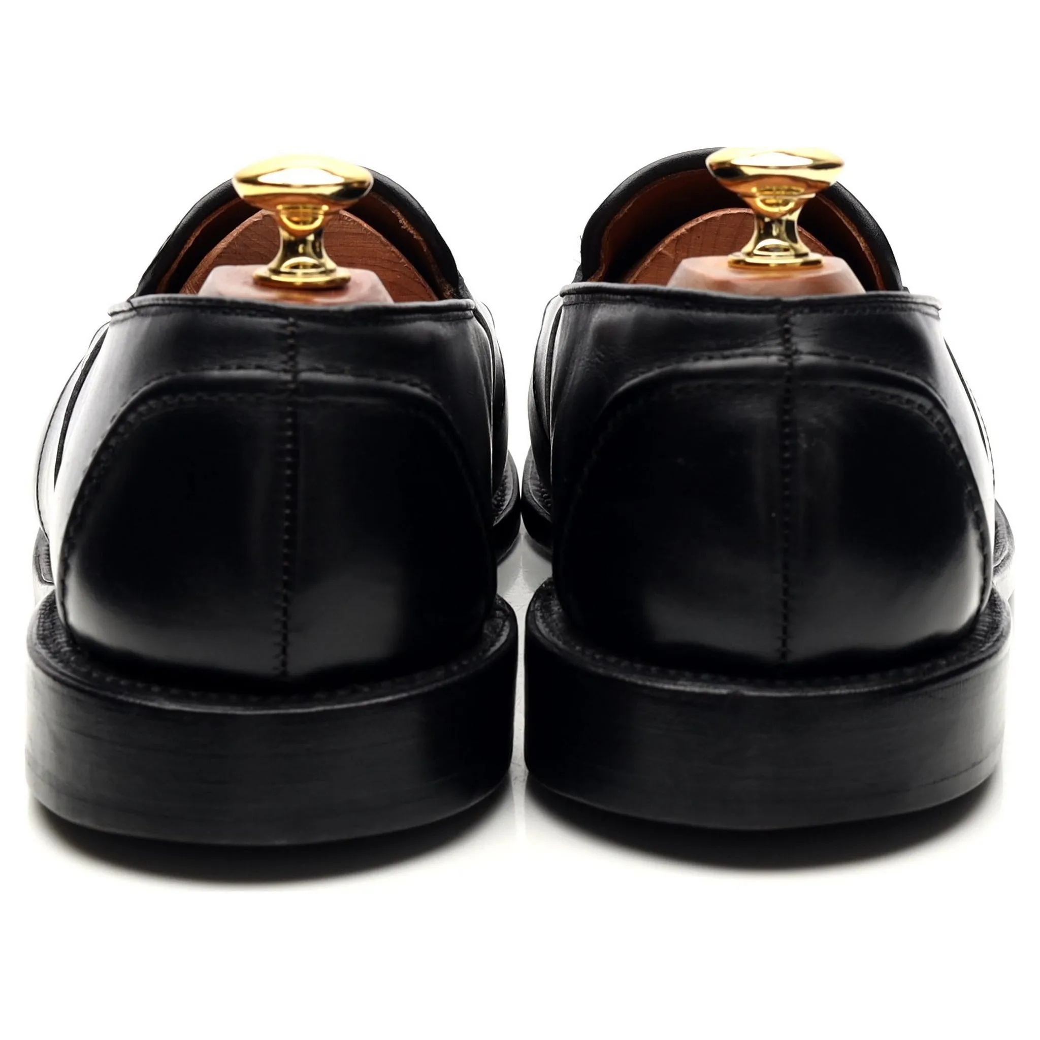 'Randolph' Black Leather Loafers UK 9 US 10 C