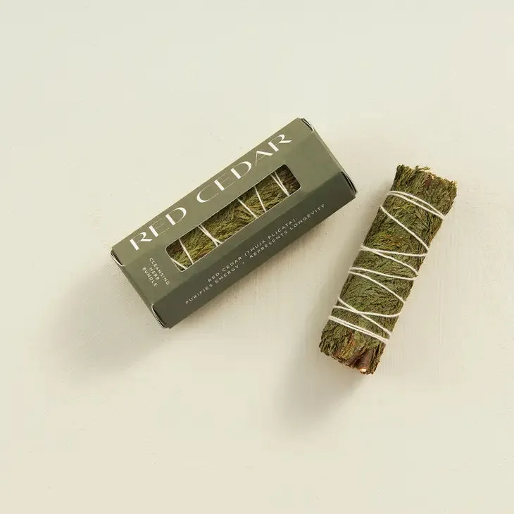 Red Cedar Smudge Herb Bundle