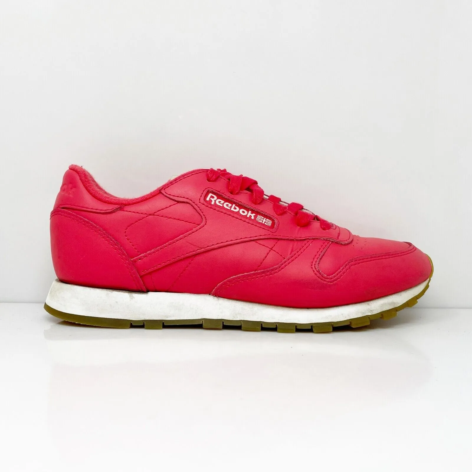 Reebok Womens Classic DV7101 Red Casual Shoes Sneakers Size 7.5