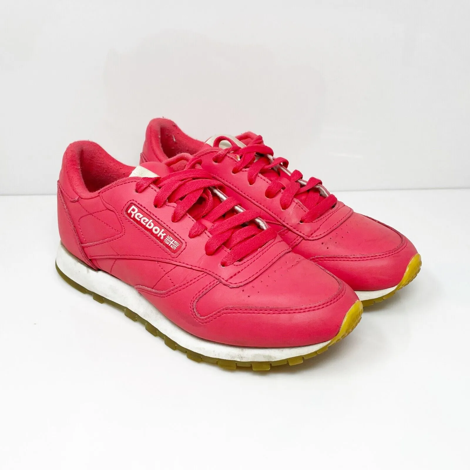 Reebok Womens Classic DV7101 Red Casual Shoes Sneakers Size 7.5