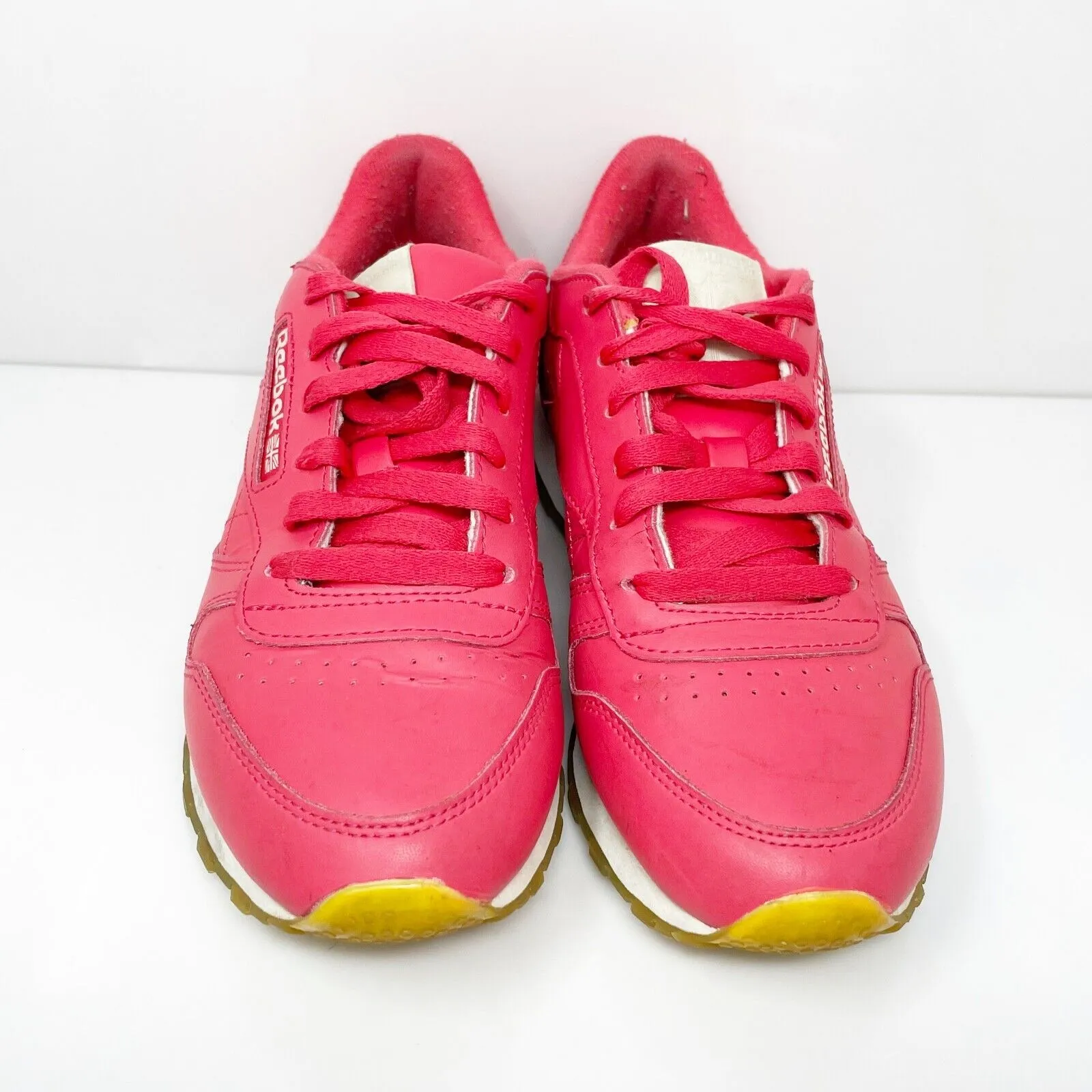 Reebok Womens Classic DV7101 Red Casual Shoes Sneakers Size 7.5