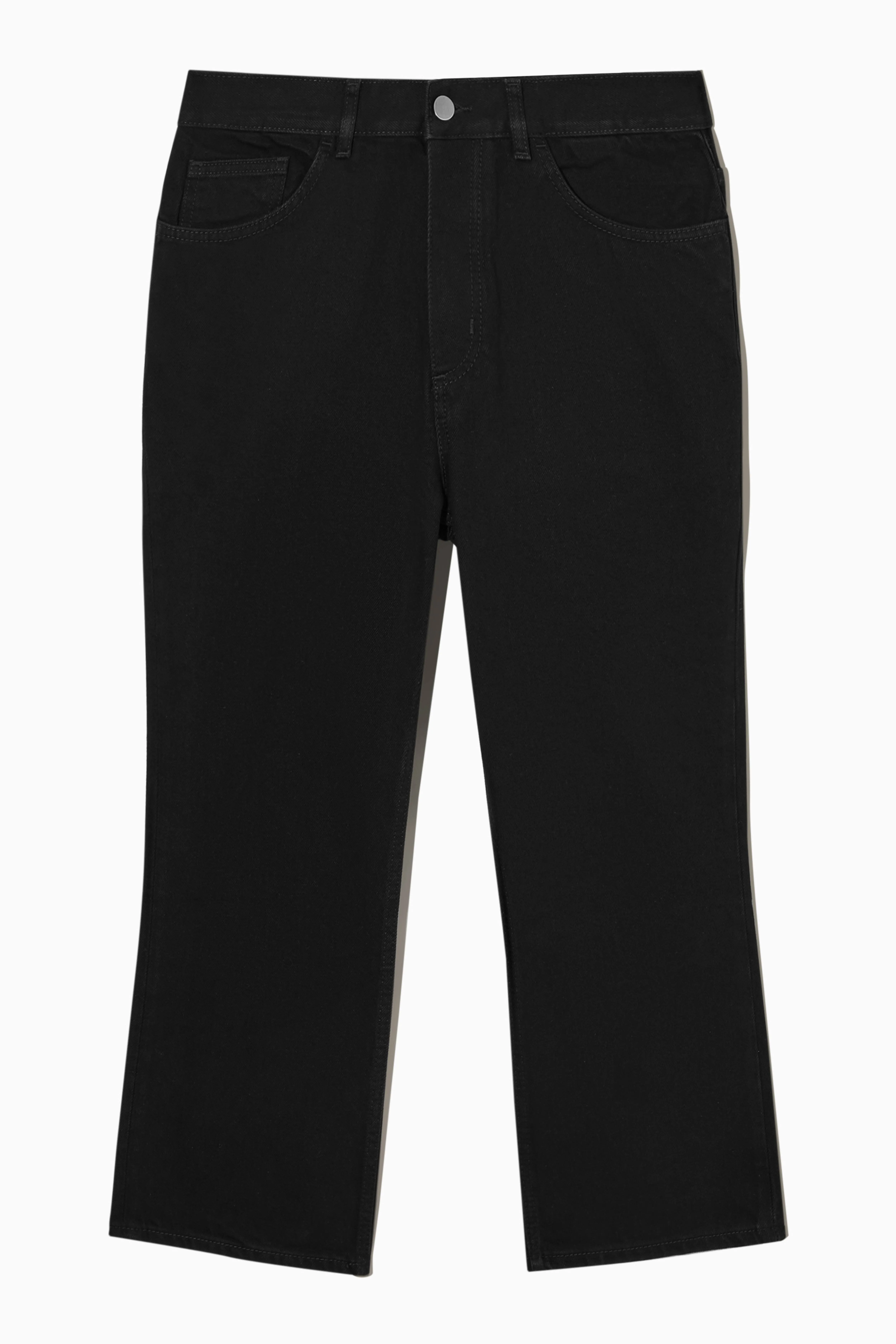 REGULAR-FIT KICK-LEG JEANS - Regular waist - BLACK - Men | H&M GB