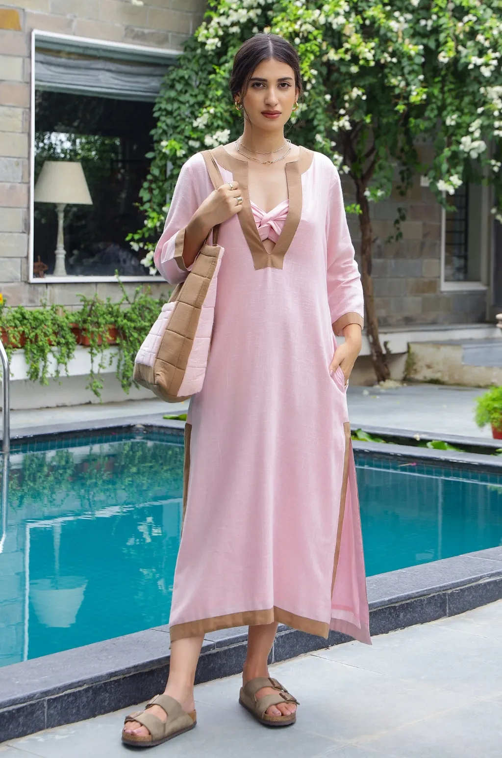 Resort Pink Maxi Dress