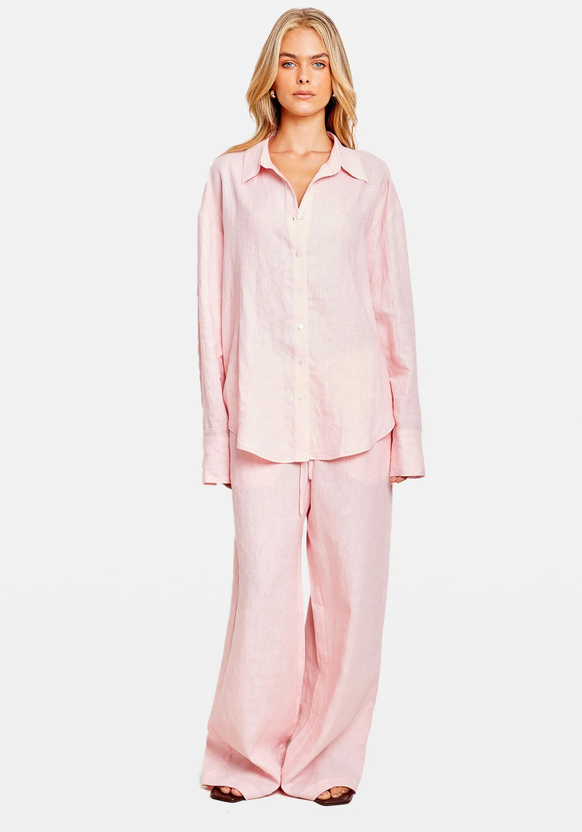 RESORT SHIRT PALE PINK