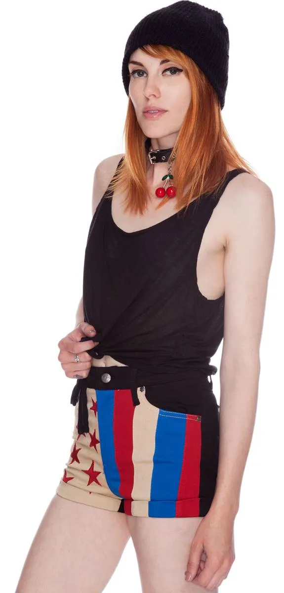 Retro Flag Shorts-