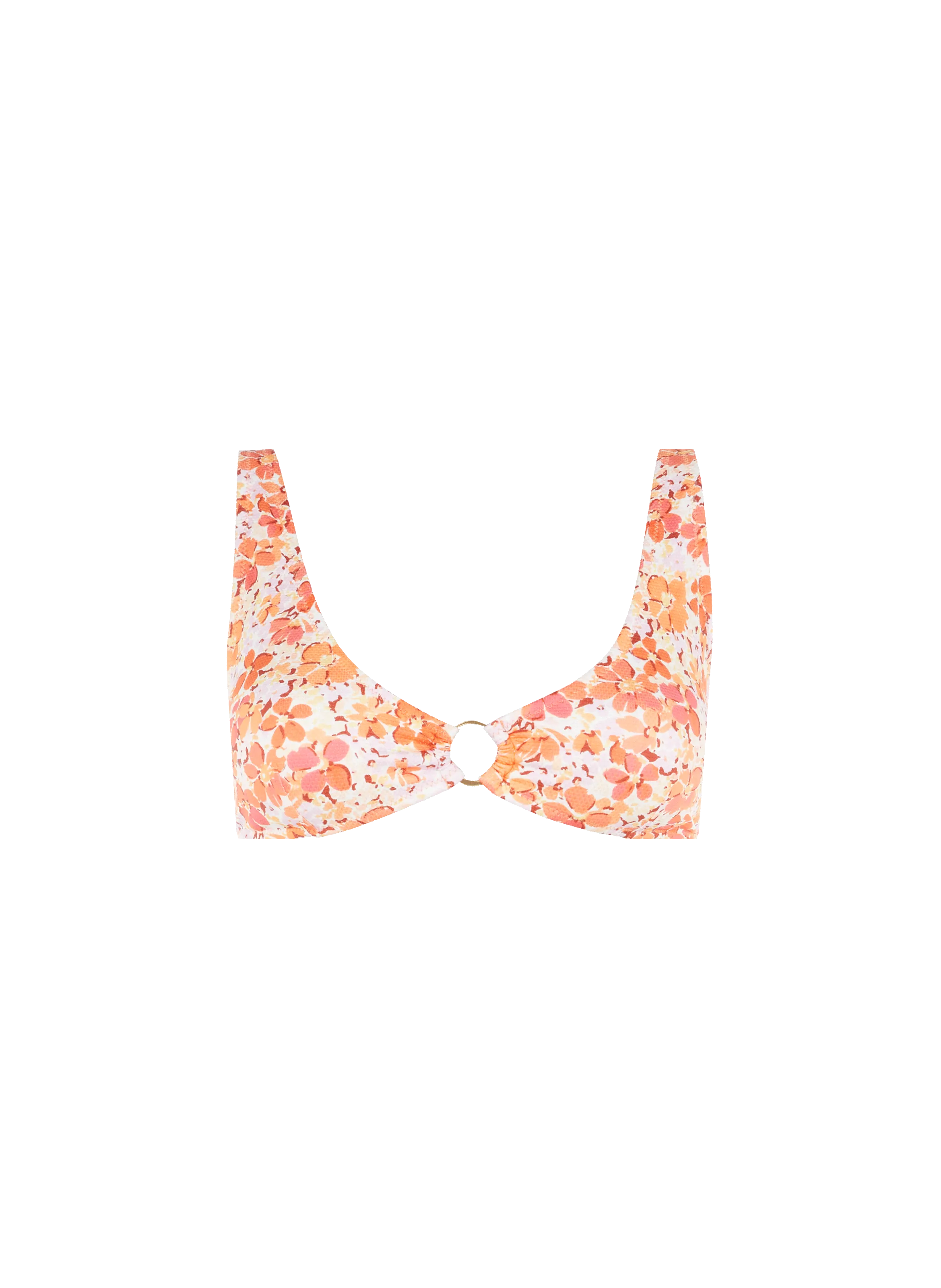 RHYTHM  Patterned bikini top - Pink