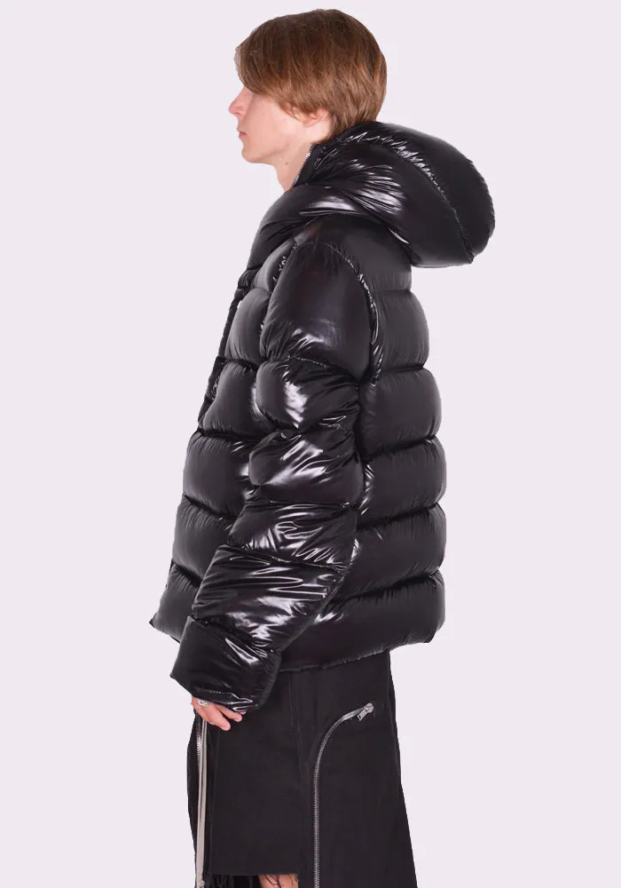 RICK OWENS MEN RU02D6722 NLD4 SEALED DOWN JACKET BLACK (New Season FW24)