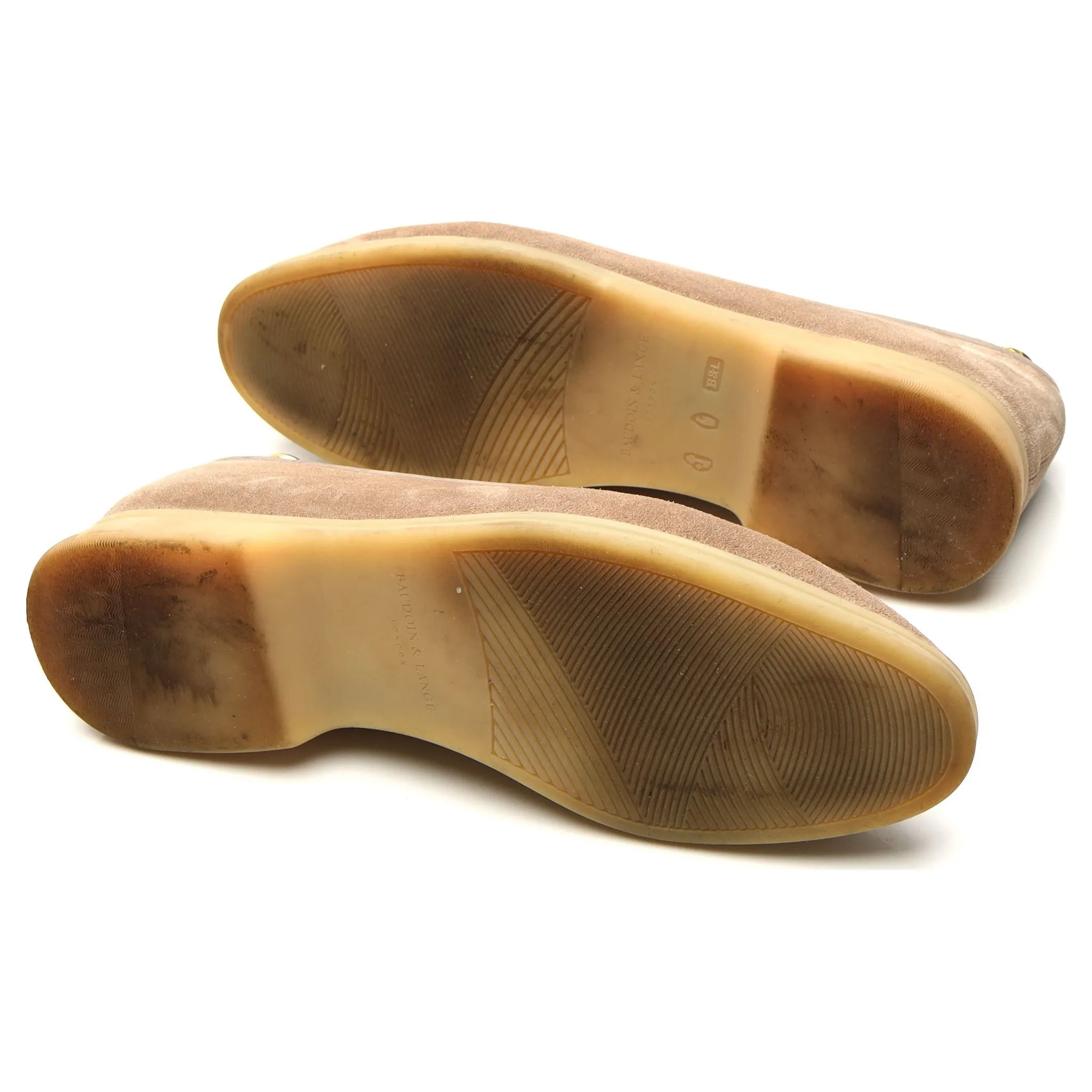 'Sagan Stride' Beige Suede Slip On Loafers UK 7 / UK 7.5