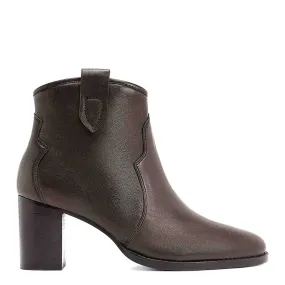 Saint Dorothy Brown Leather Ankle Boots