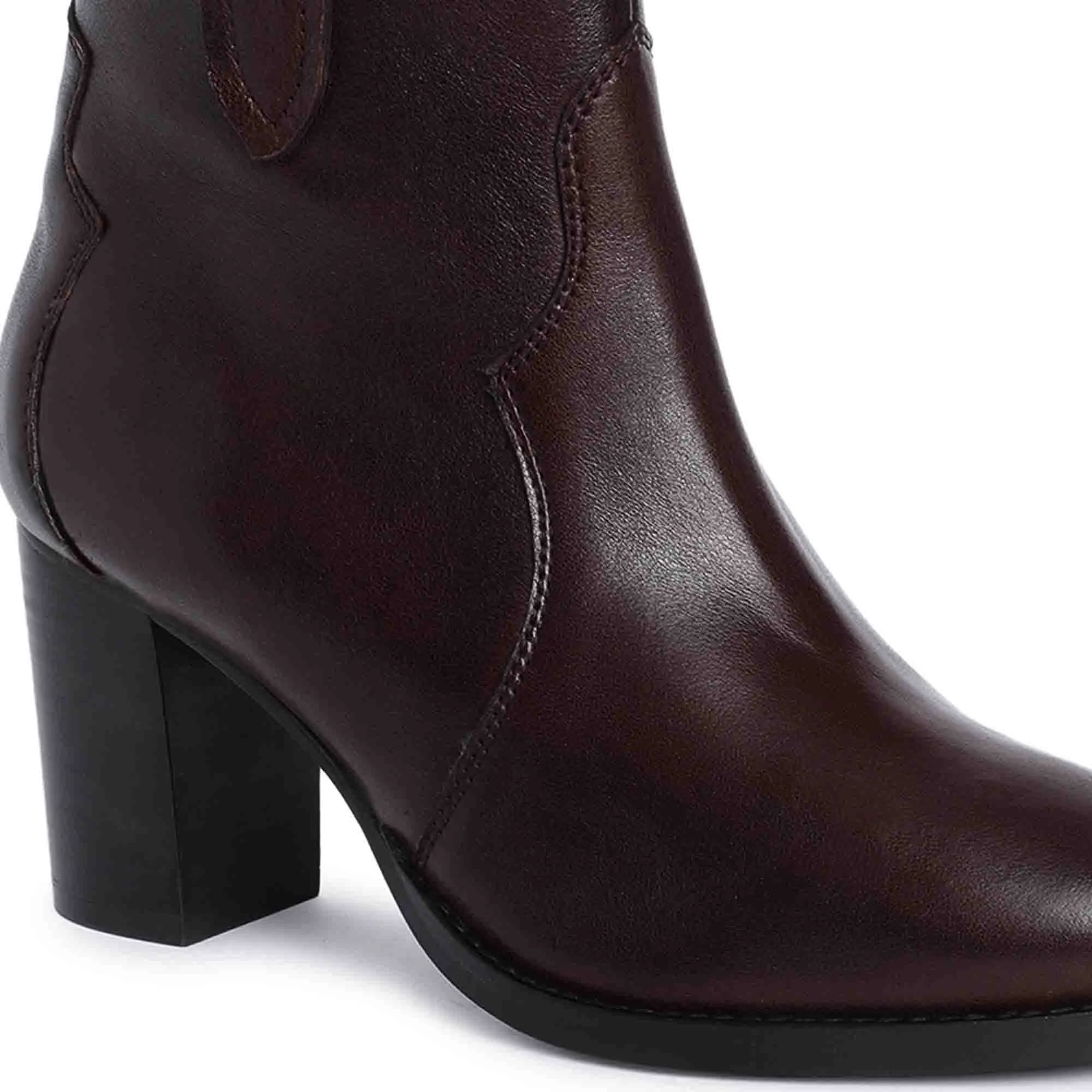 Saint Dorothy Brown Leather Ankle Boots