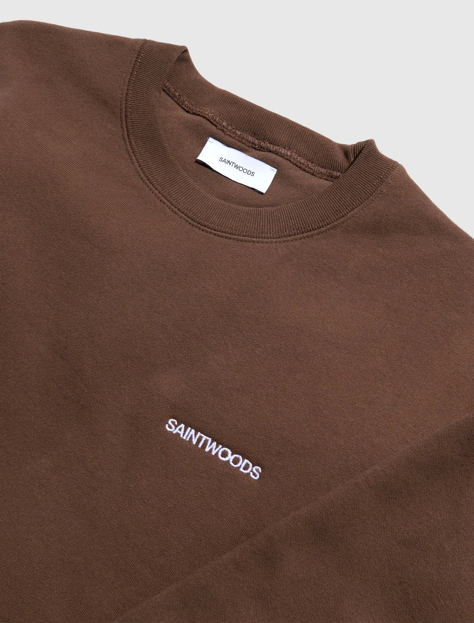 SAINTWOODS SW SWEATSHIRT   BROWN