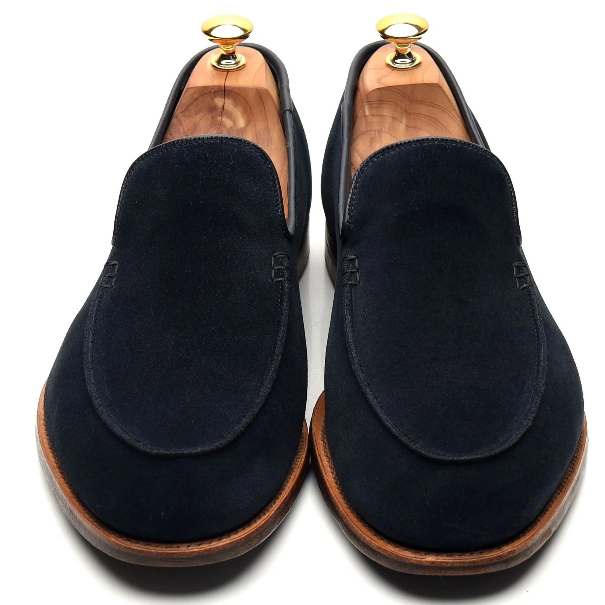 'Salcombe' Blue Suede Loafers UK 11.5 E