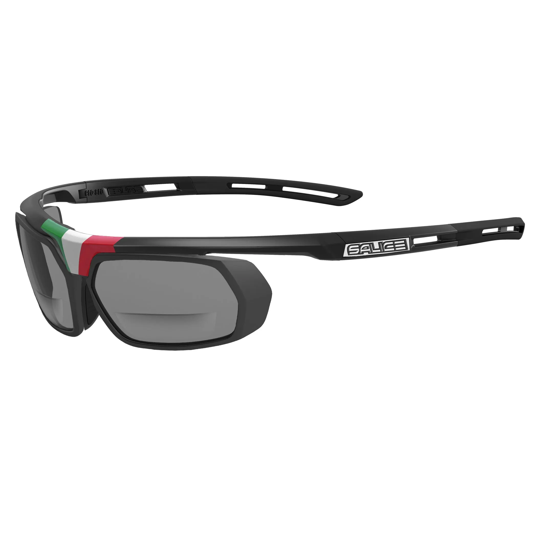 Salice 019 MONO OPTIK Polarised Smoke Black ITA +2,00