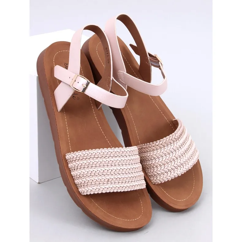 Salinon OFF-WHITE boho style sandals beige