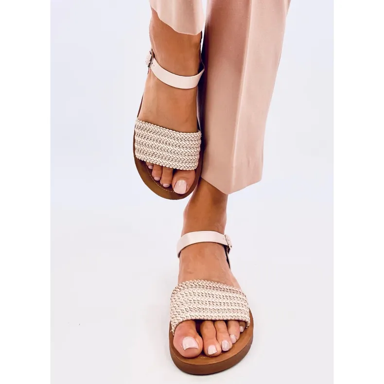 Salinon OFF-WHITE boho style sandals beige