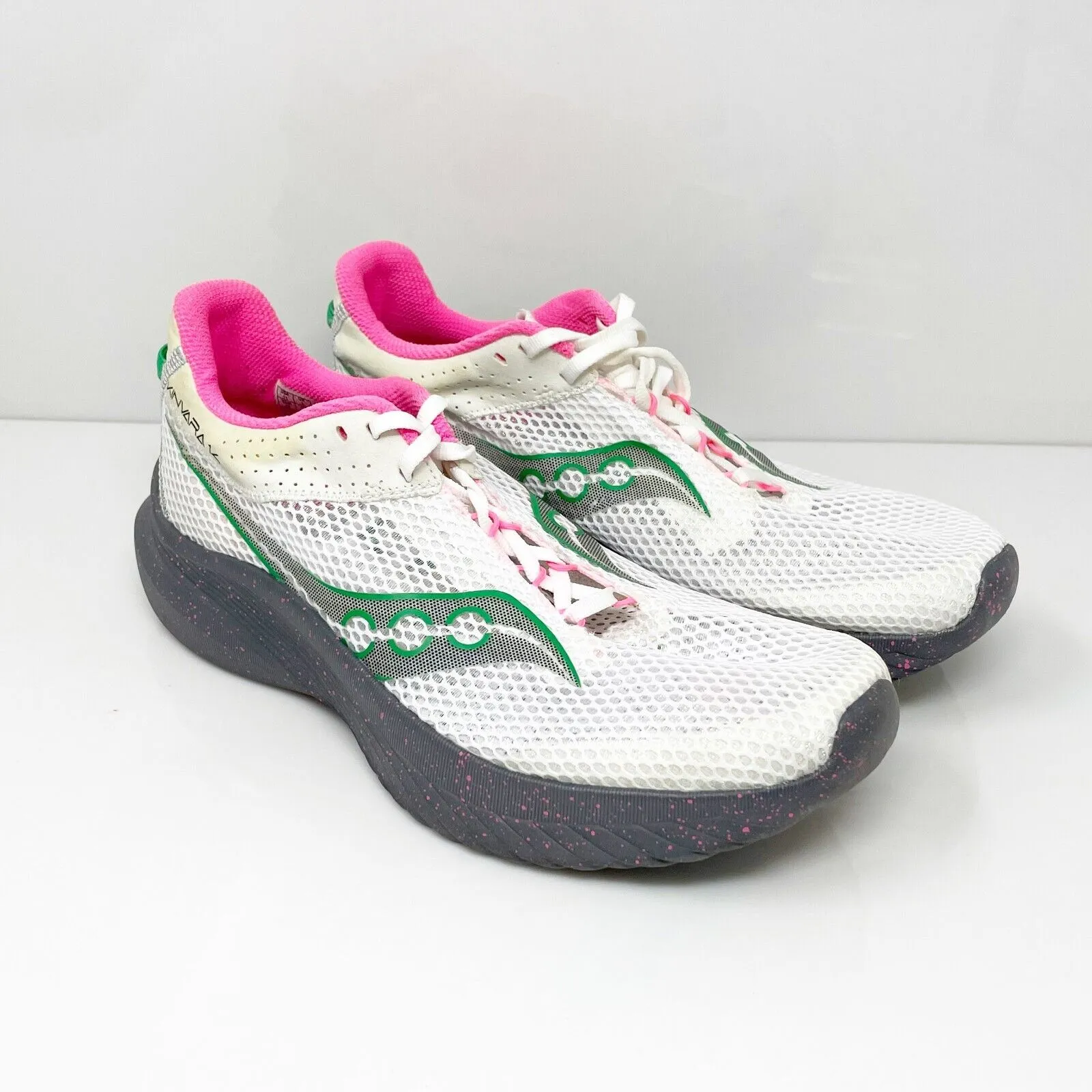 Saucony Womens Kinvara 14 S10823-85 White Running Shoes Sneakers Size 11