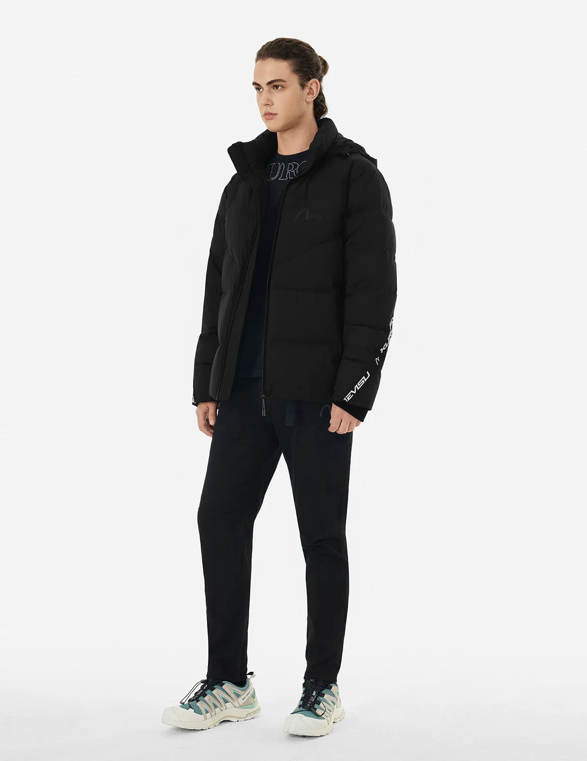 Seagull Appliqué Regular Fit Down Jacket