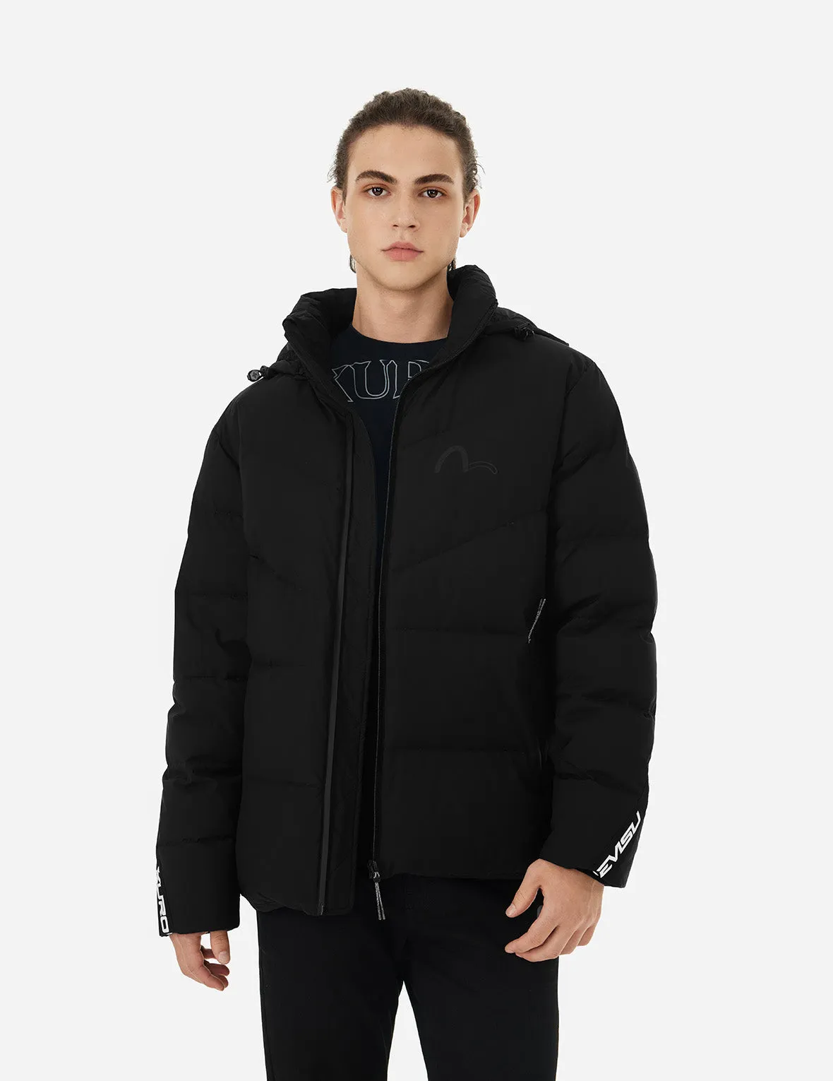 Seagull Appliqué Regular Fit Down Jacket