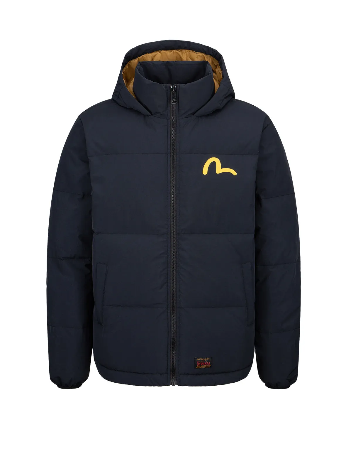 Seagull Print Down Jacket