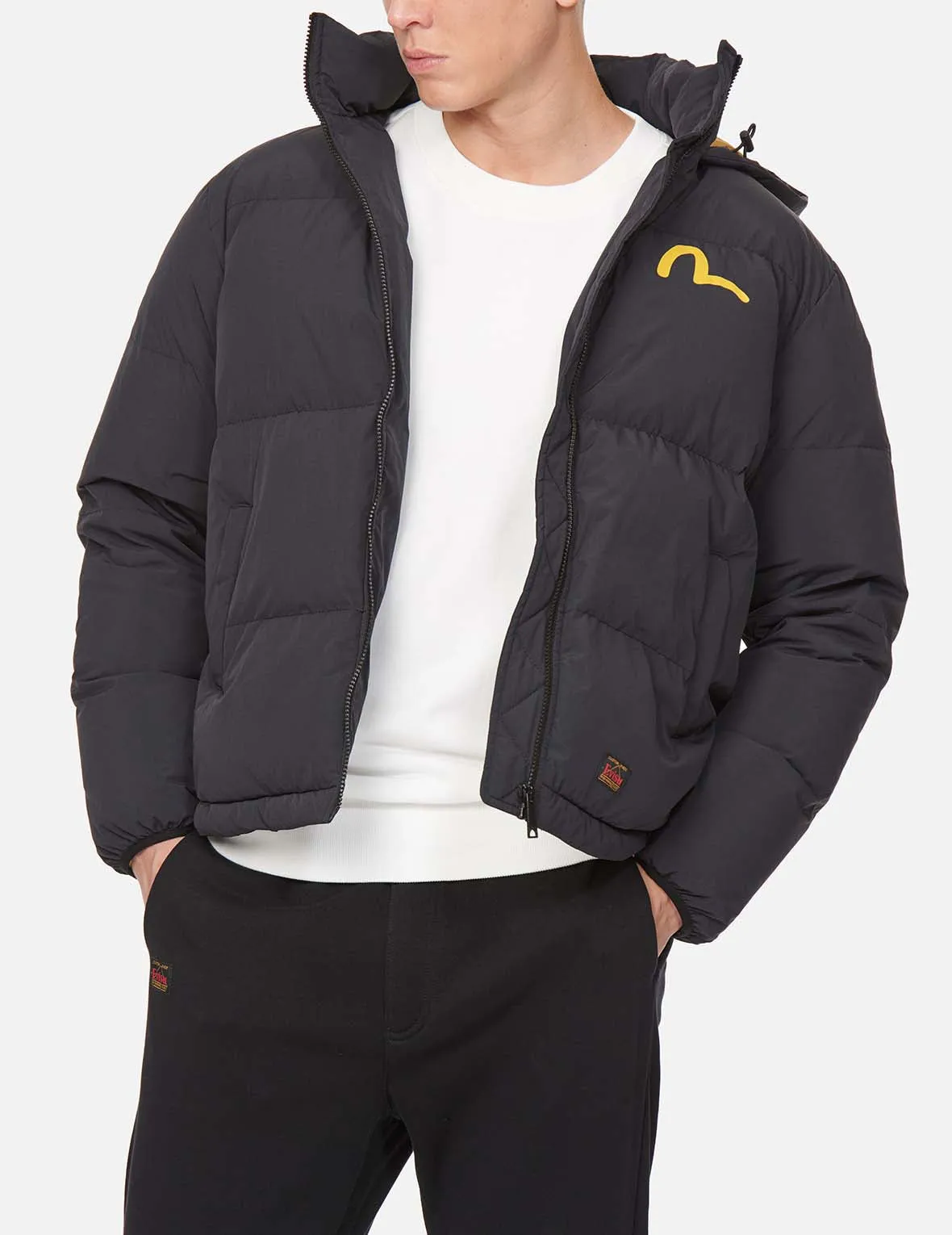 Seagull Print Down Jacket