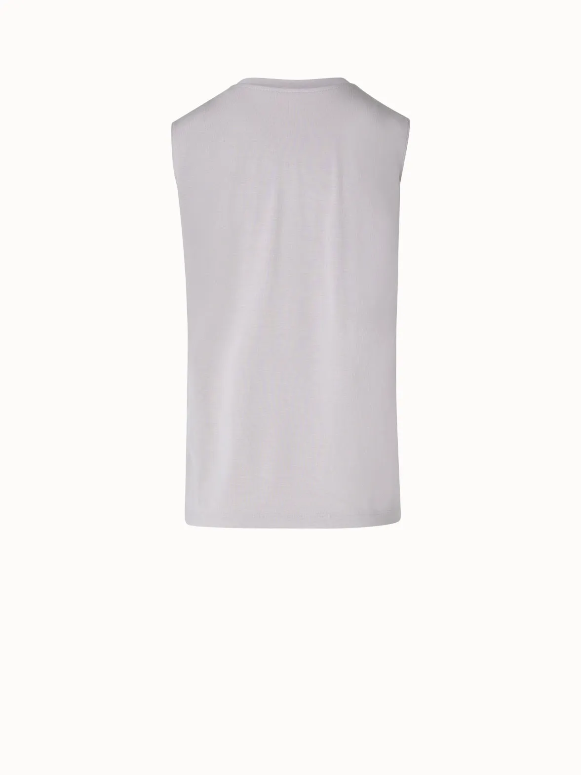 Sleeveless Cotton Jersey Top