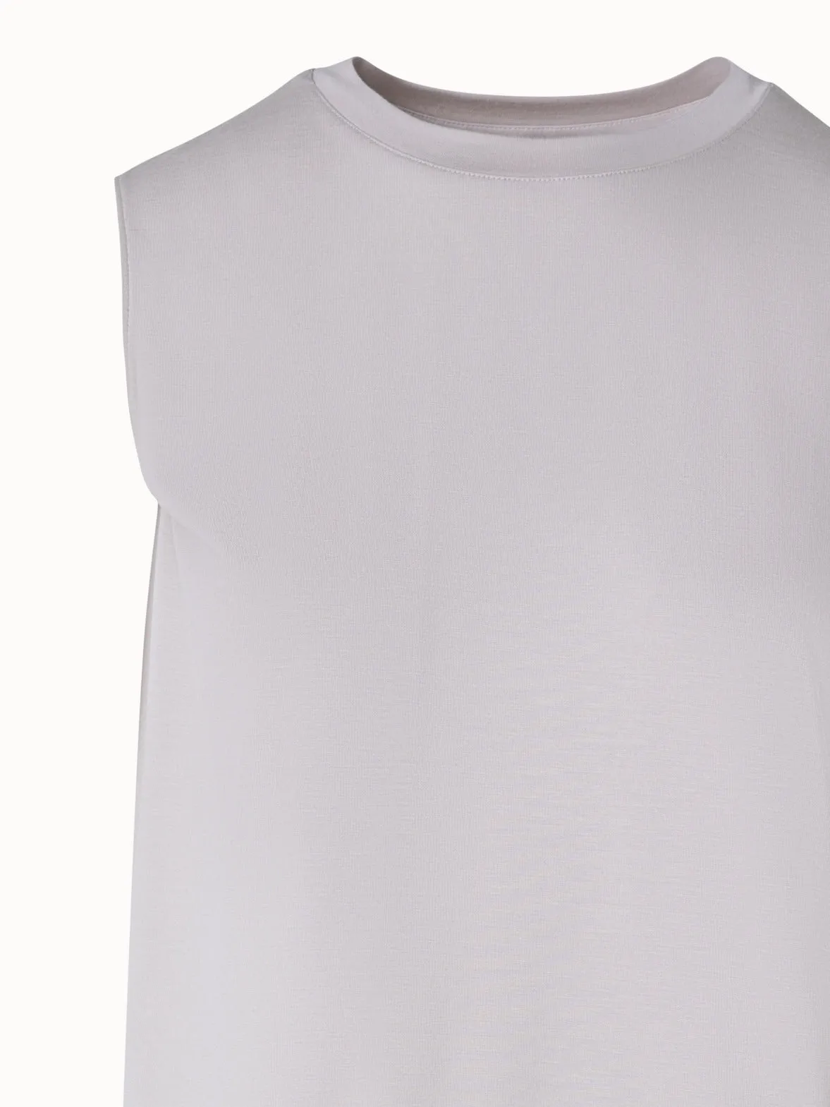 Sleeveless Cotton Jersey Top