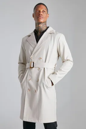 Smart Double Breasted Trench Coat