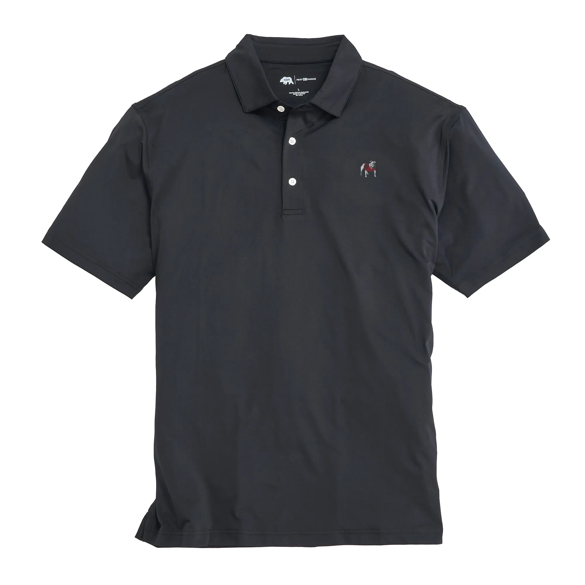 Solid Standing Bulldog Performance Polo