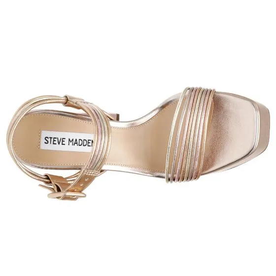 Steve Madden Pin-Up Rose Gold Sandals