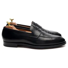 'Sydney' Black Leather Loafers UK 7 E