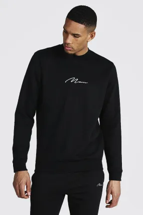 Tall MAN Script Sweater