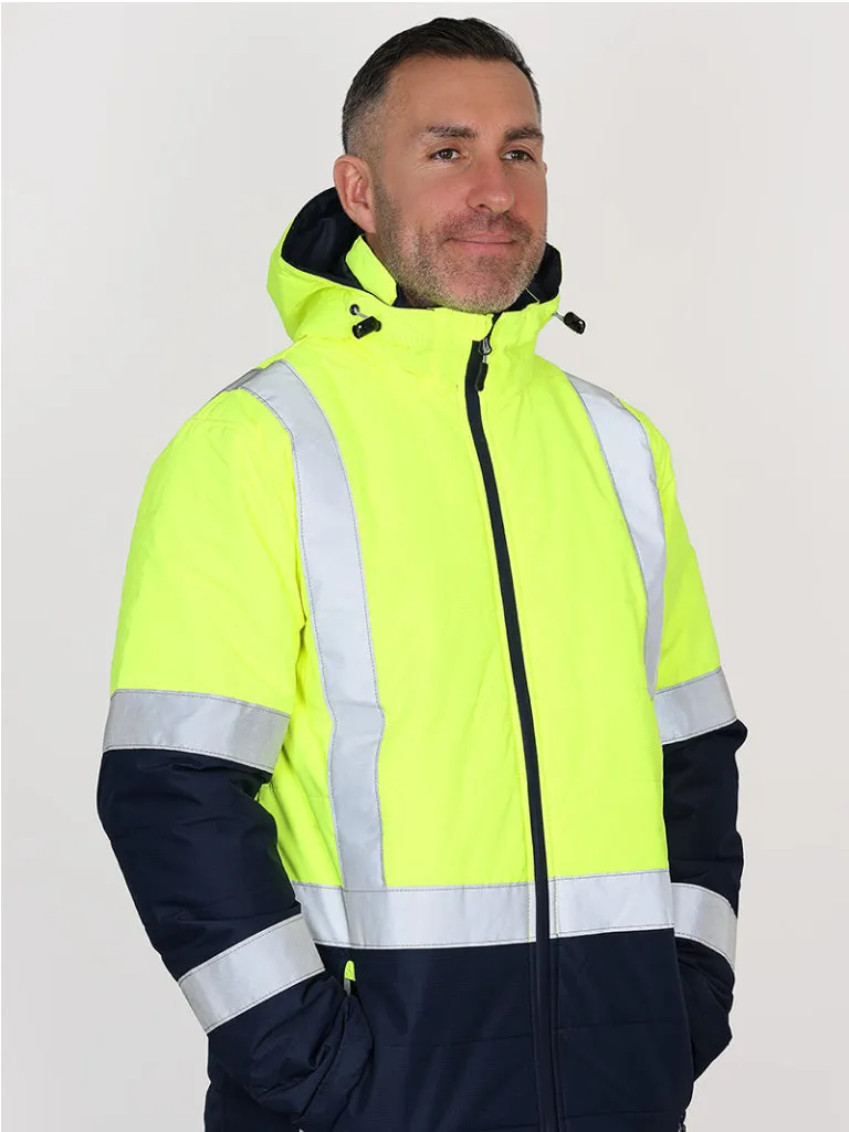 TAPED HI VIS PUFFER JACKET