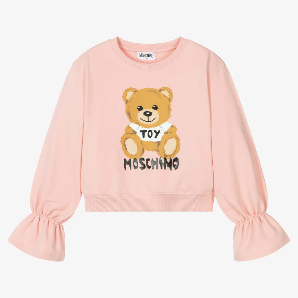 Teen Girls Pink Sweatshirt