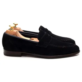 'Teign' Navy Blue Suede Loafers UK 9.5 E