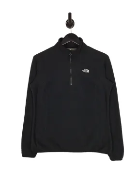 The North Face 1/4 Zip Fleece Jumper - Size L UK 12