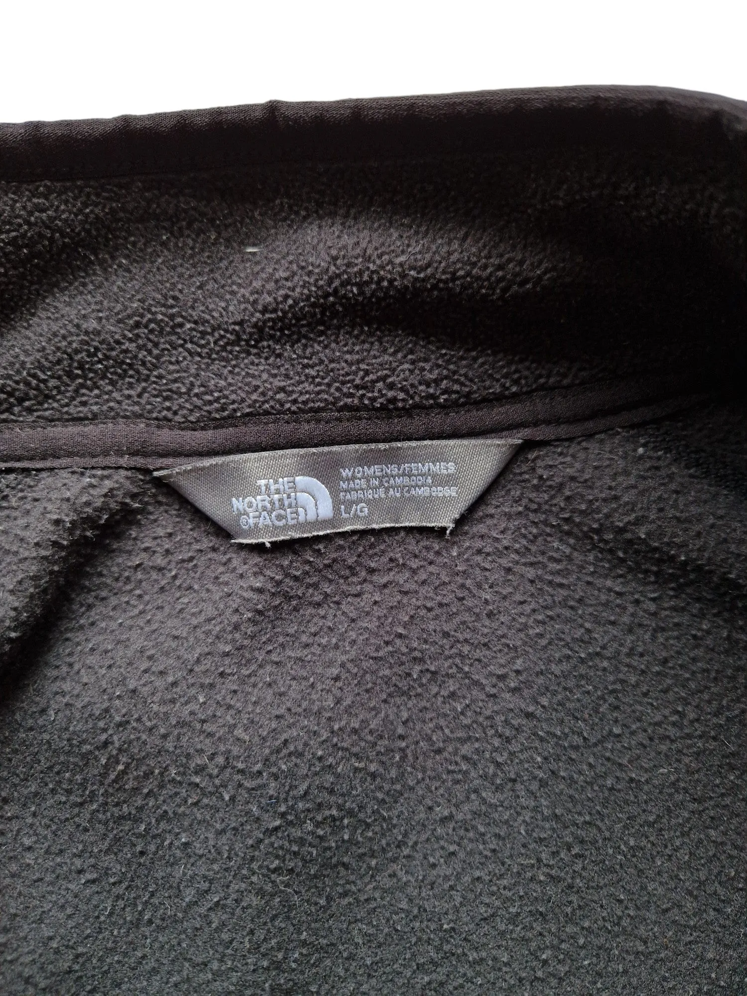 The North Face 1/4 Zip Fleece Jumper - Size L UK 12