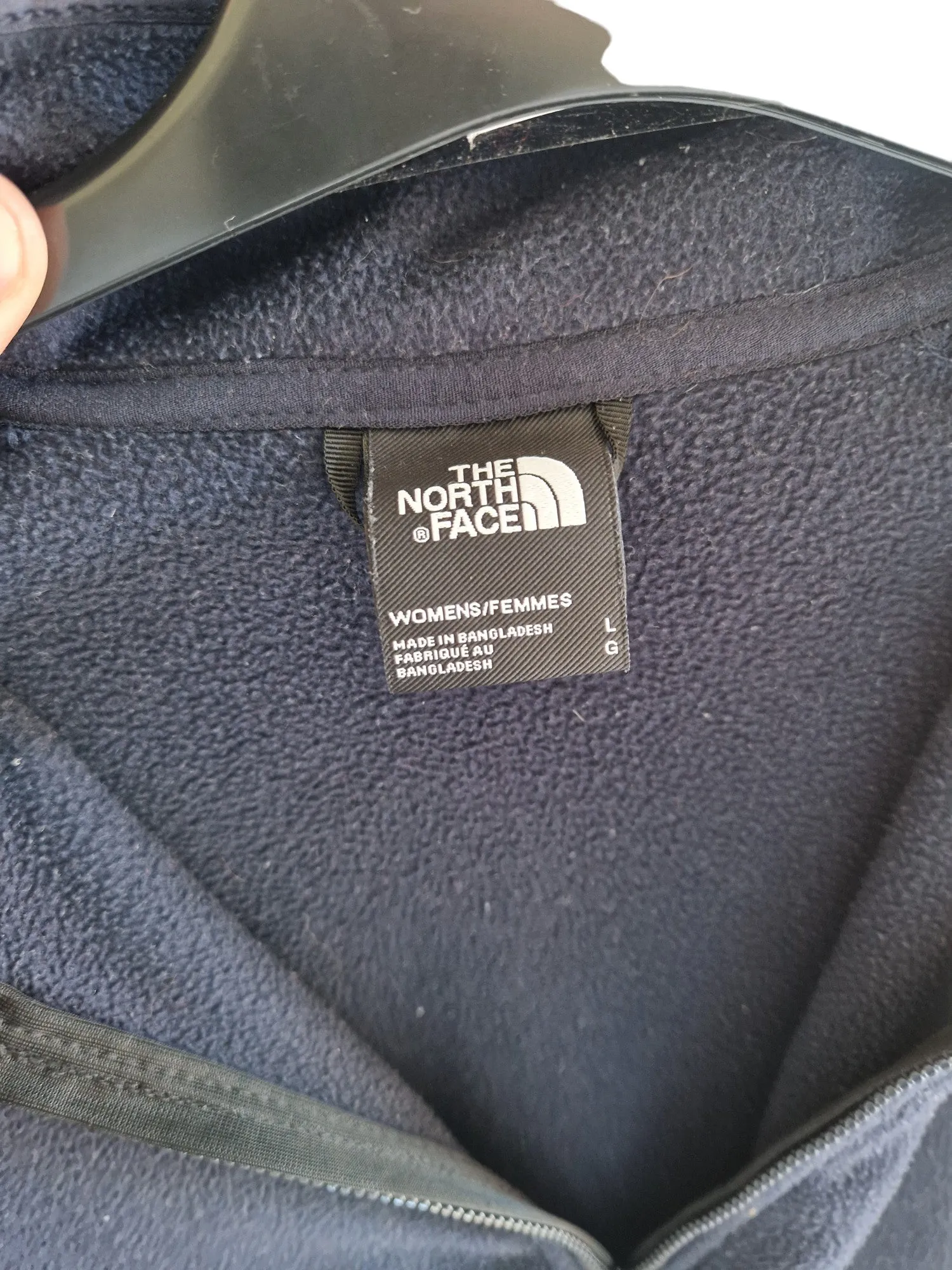 The North Face 1/4 Zip Fleece Jumper - Size Large