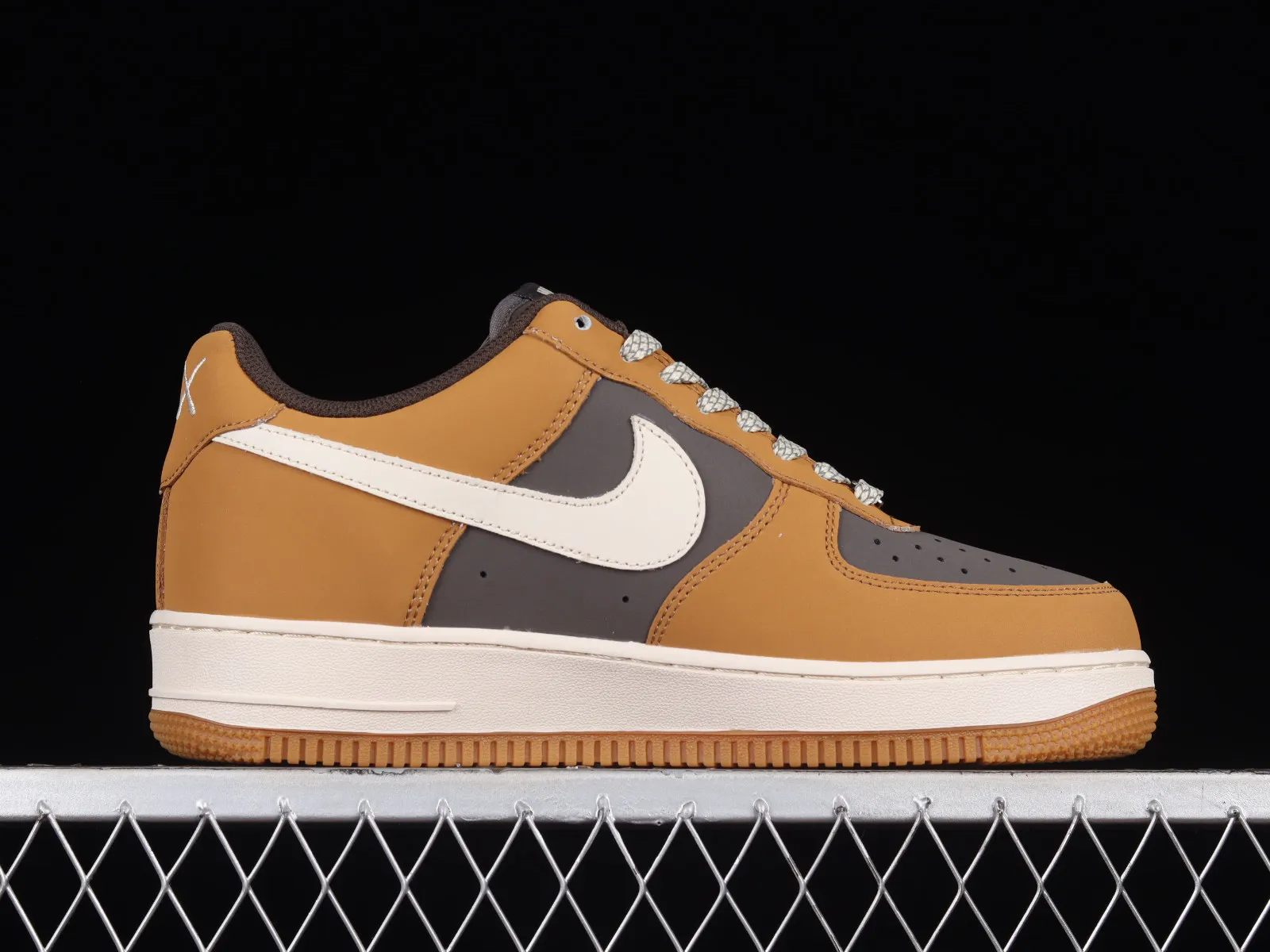 TheNorthFace x Nike Air Force 1 07 Low Dark Brown White BS9055-809